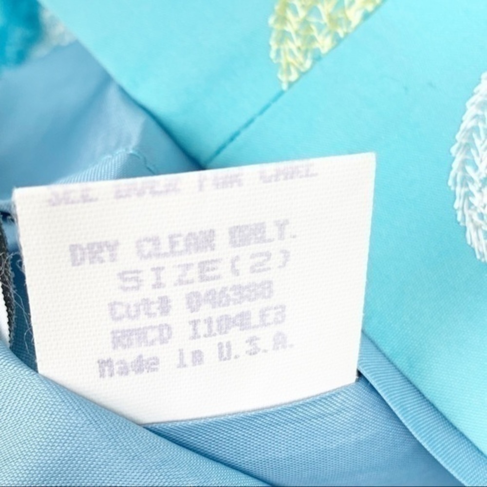 Laundry by Shelli Segal Vintage Dress Strapless Size 2 - Picture 6 of 6